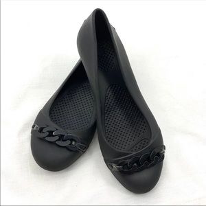 Gianna Crocs Link ballet flats